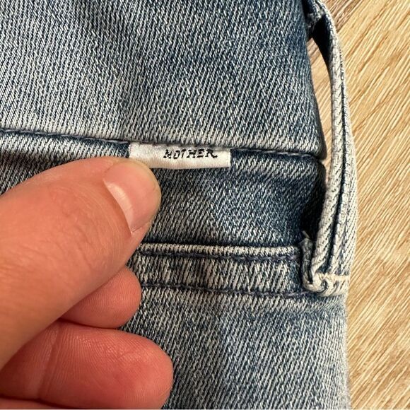Mother The Looker Ankle Fray Jeans knock on wood size 25 - Picture 11 of 16